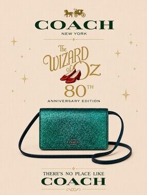 Coach Wizard of Oz Emerald Glitter Bag